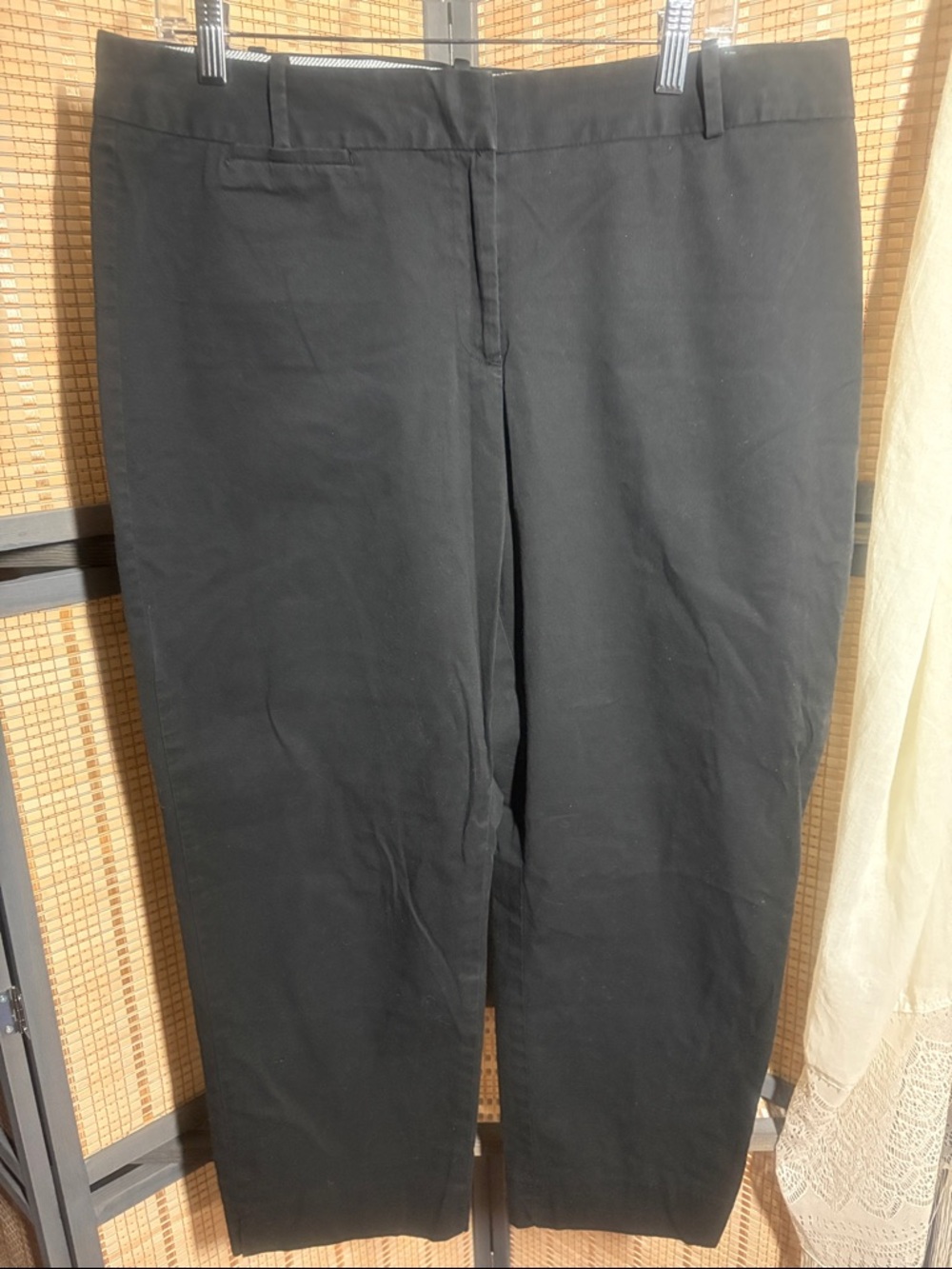 Talbots Black Curvy Mid-Rise Pants